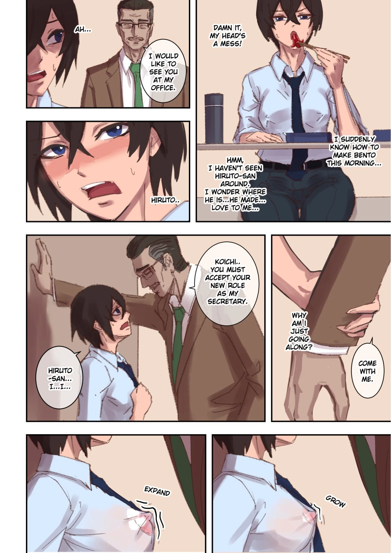 Secretary Replacement porn comic picture 10