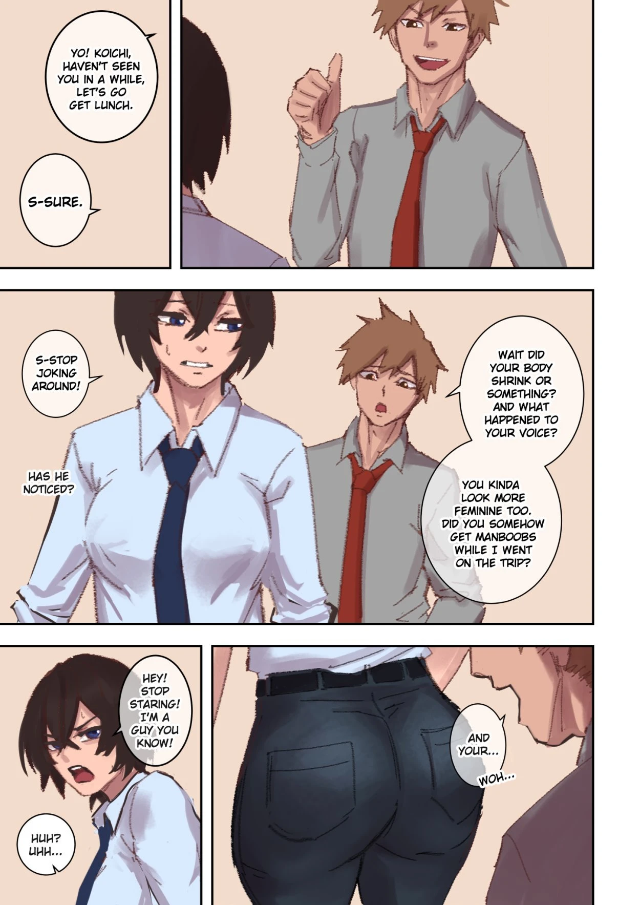 Secretary Replacement porn comic picture 9