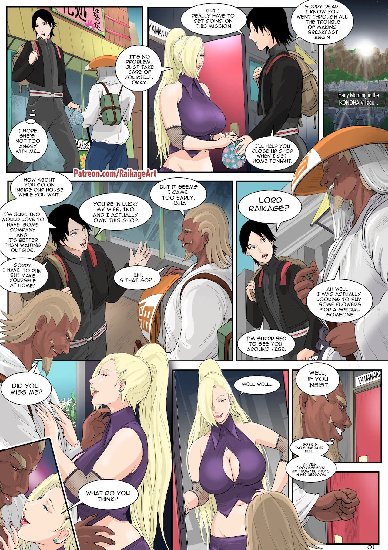 Secrets Of The Flower Shop porn comic picture 3