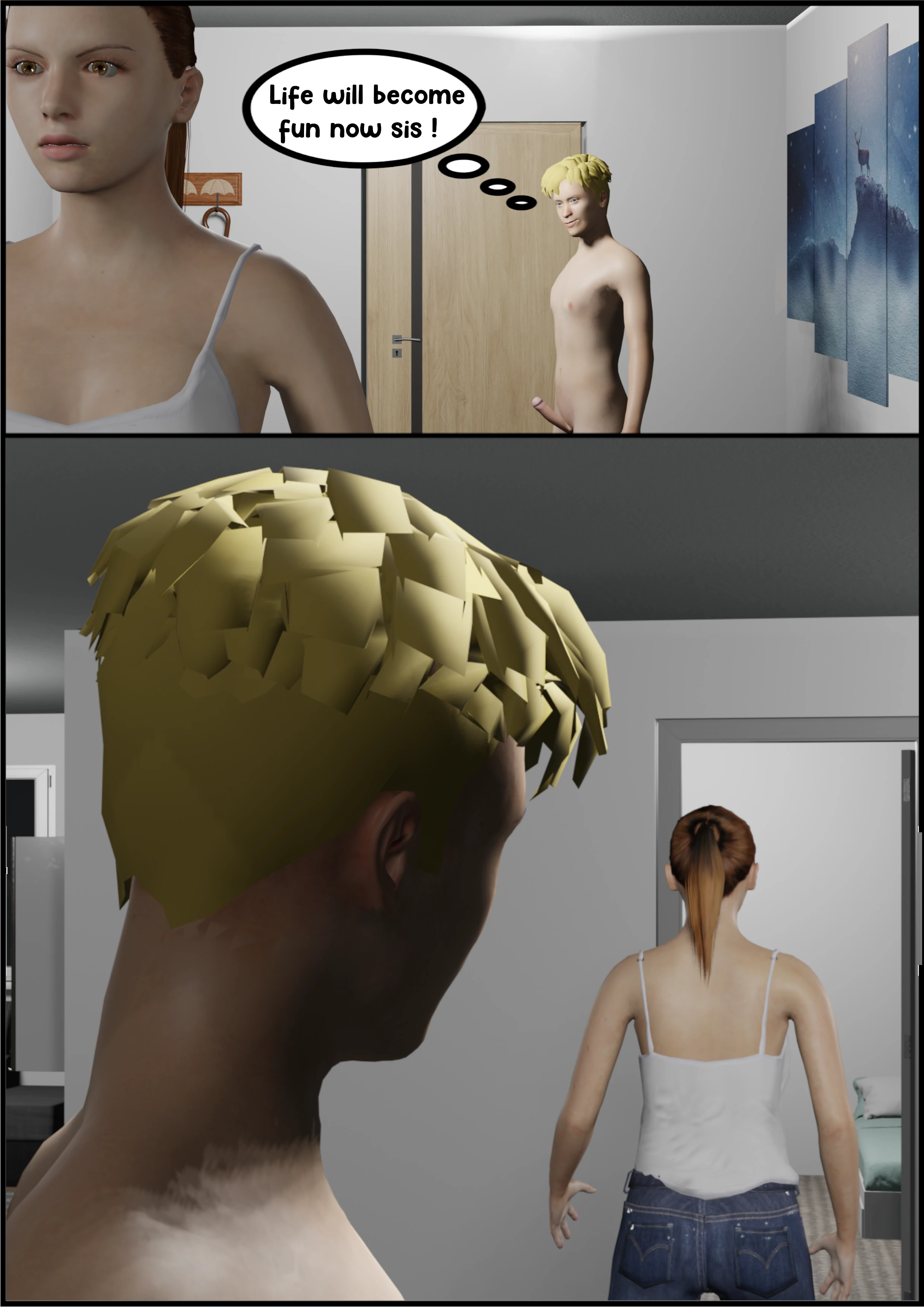 Seduce her - Comic 01 - And all begin porn comic picture 10