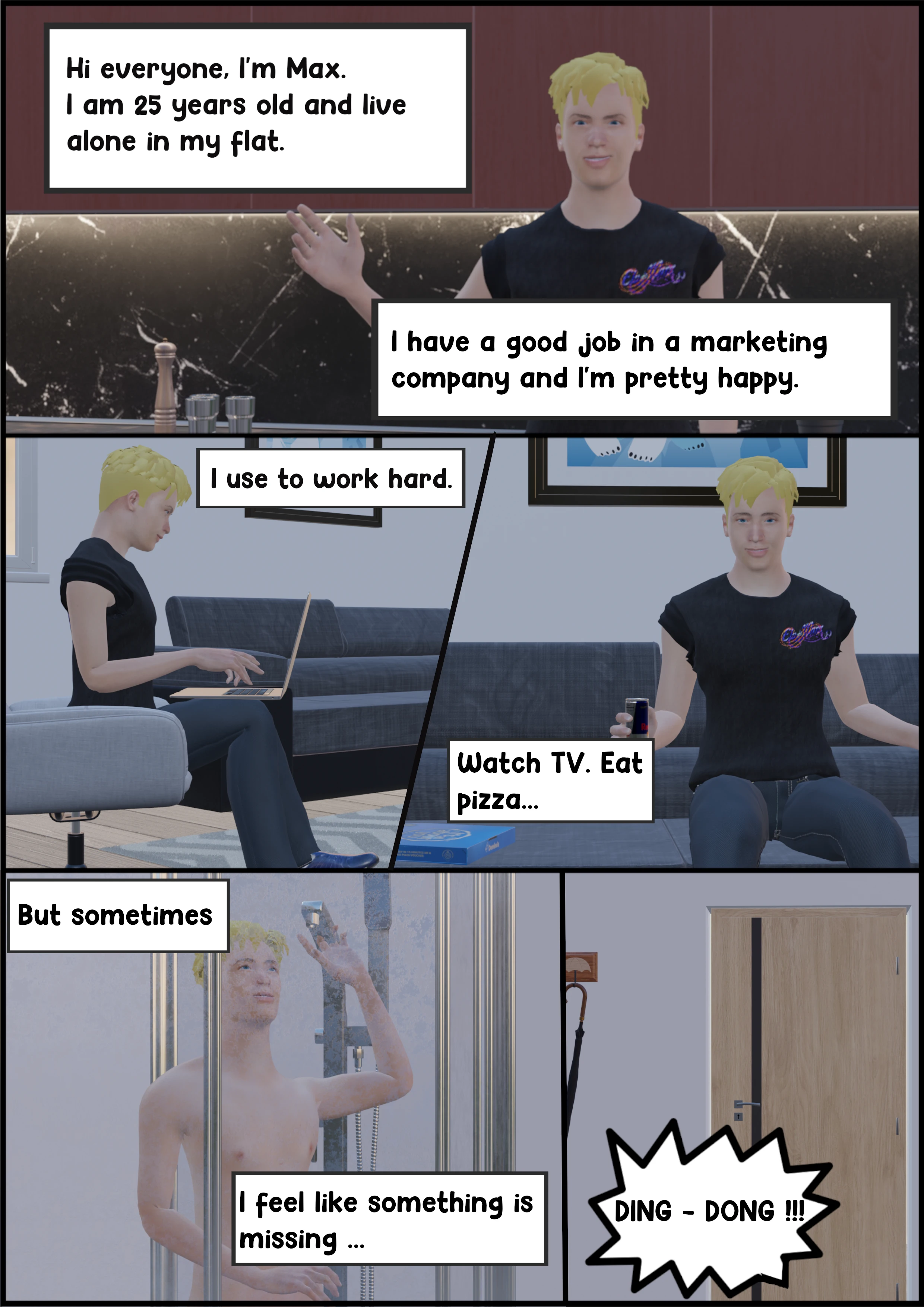 Seduce her - Comic 01 - And all begin porn comic picture 3