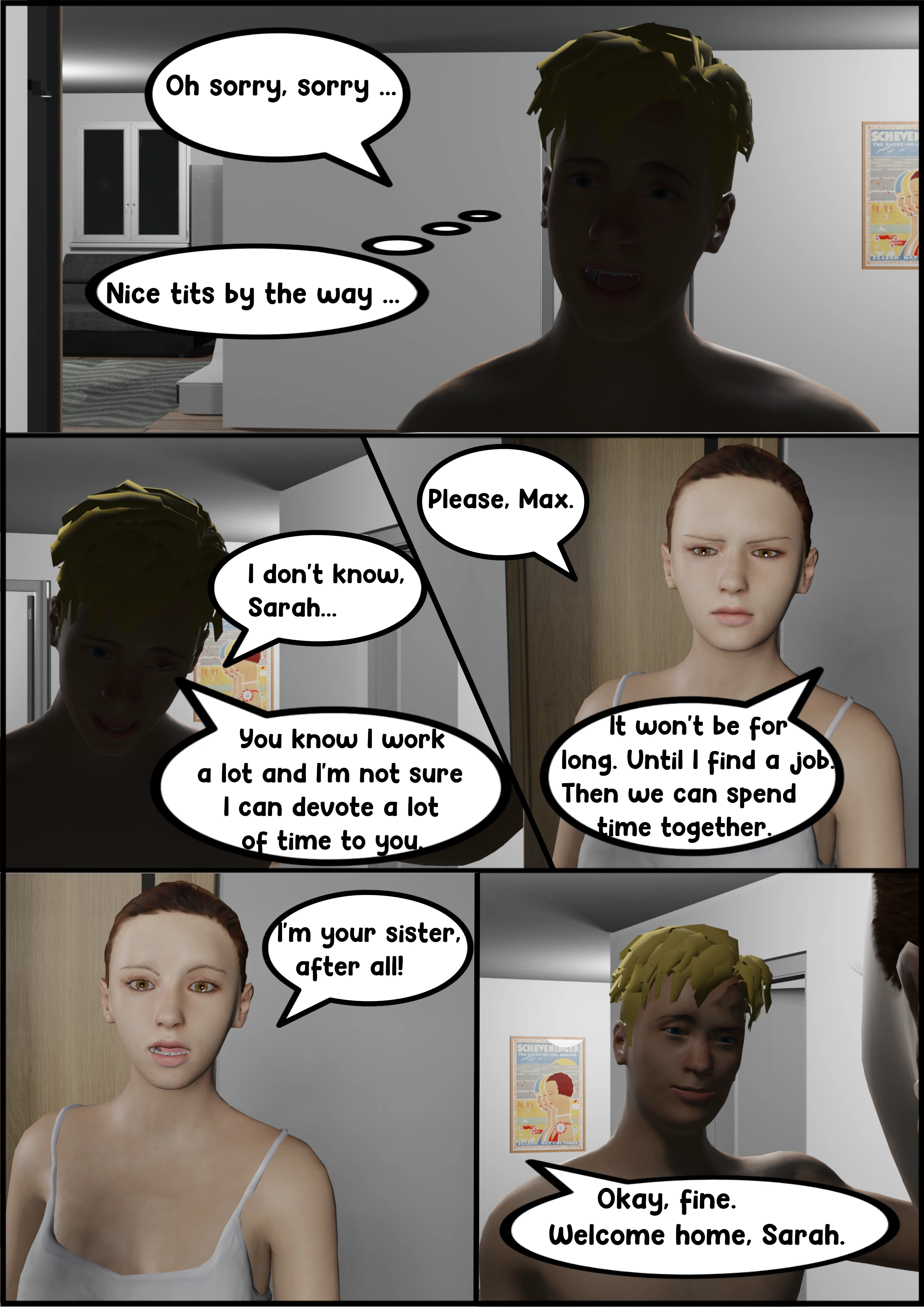 Seduce her - Comic 01 - And all begin porn comic picture 6