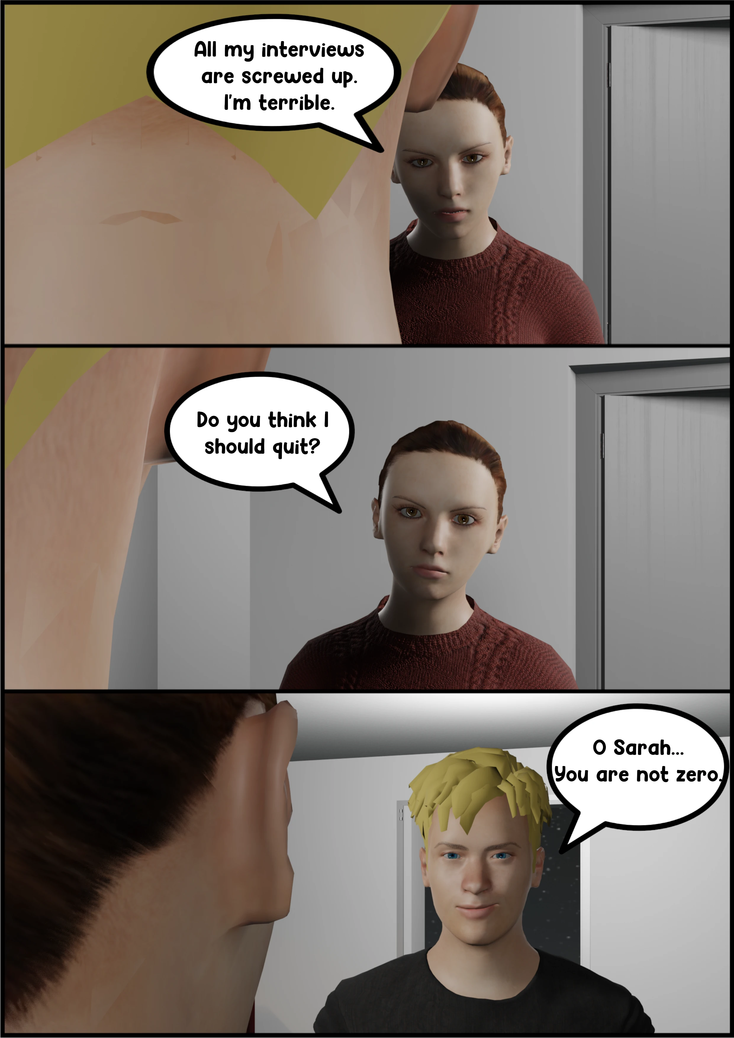 Seduce her - Comic 02 - Worried porn comic picture 9