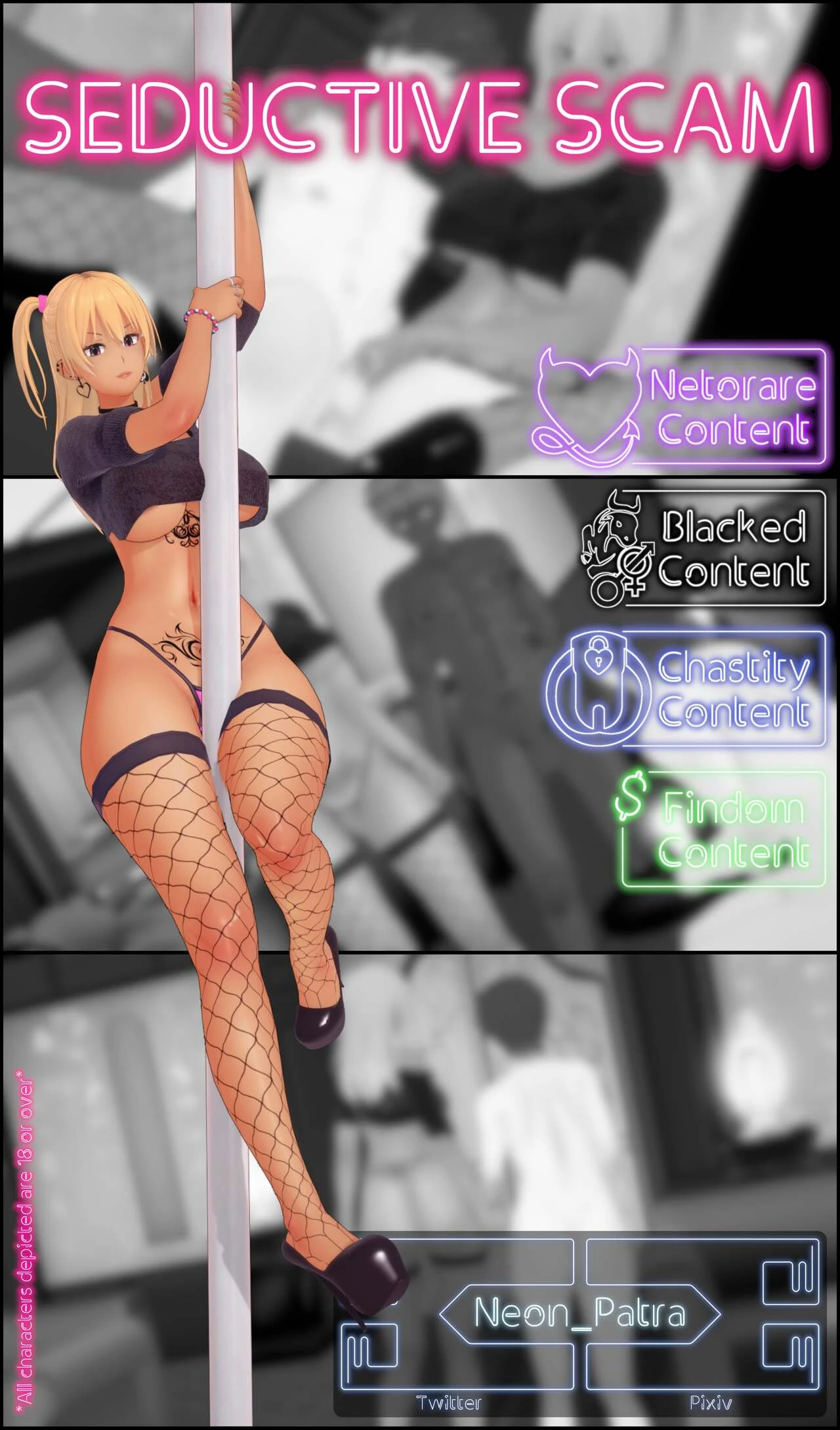 Seductive Scam porn comic picture 1