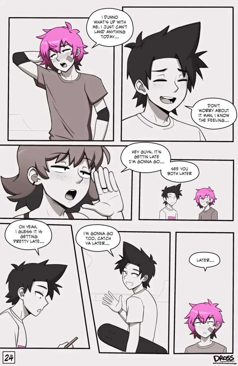 See Ya Later Boi 2 | Taylor the skater femboy porn comic picture 25