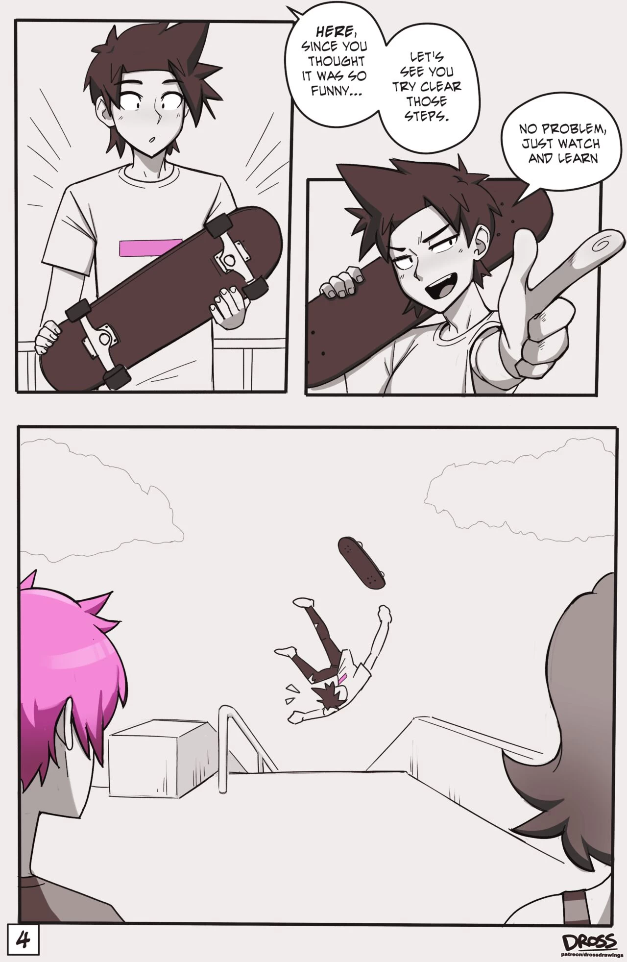 See Ya Later Boi 2 | Taylor the skater femboy porn comic picture 4