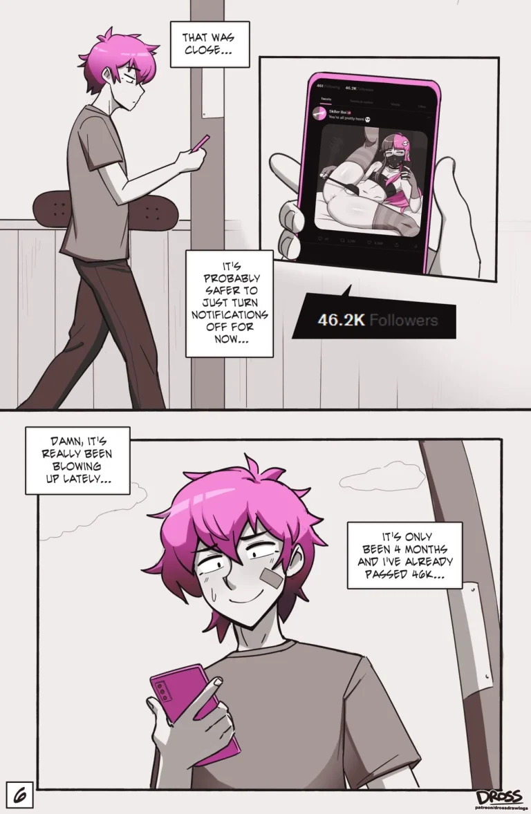 See Ya Later Boi 2 | Taylor the skater femboy porn comic picture 6