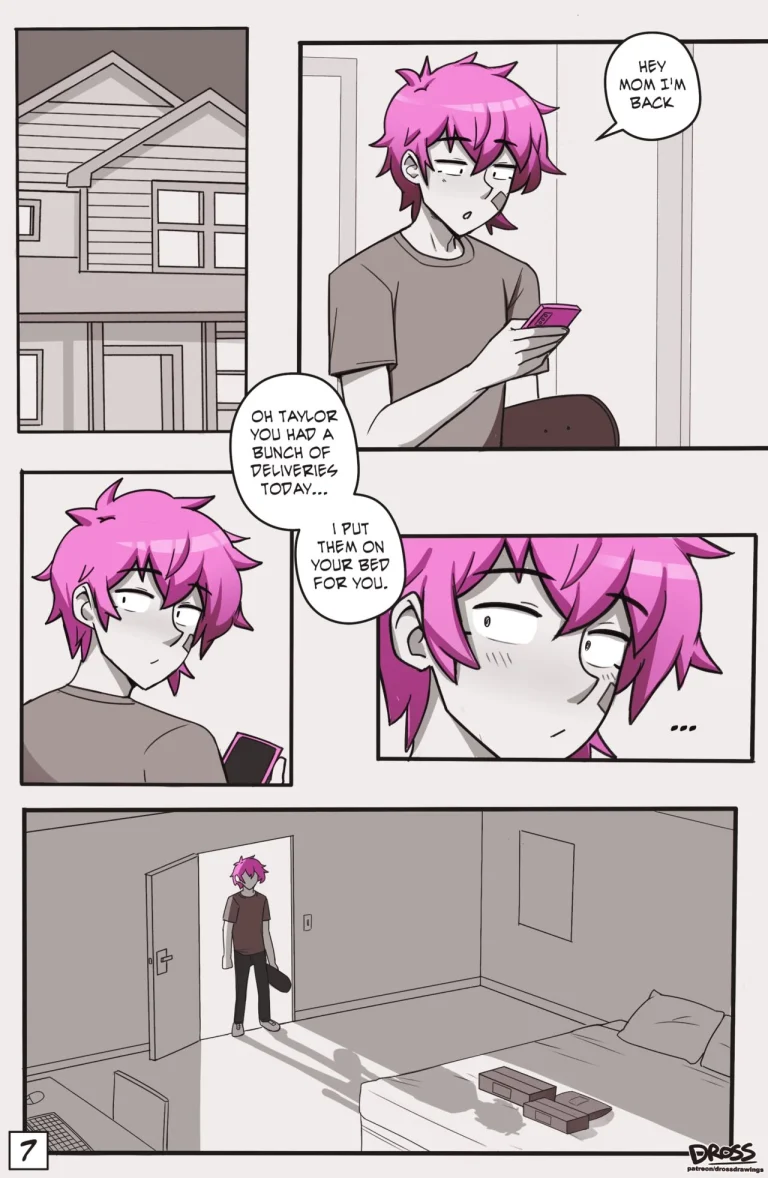 See Ya Later Boi 2 | Taylor the skater femboy porn comic picture 8
