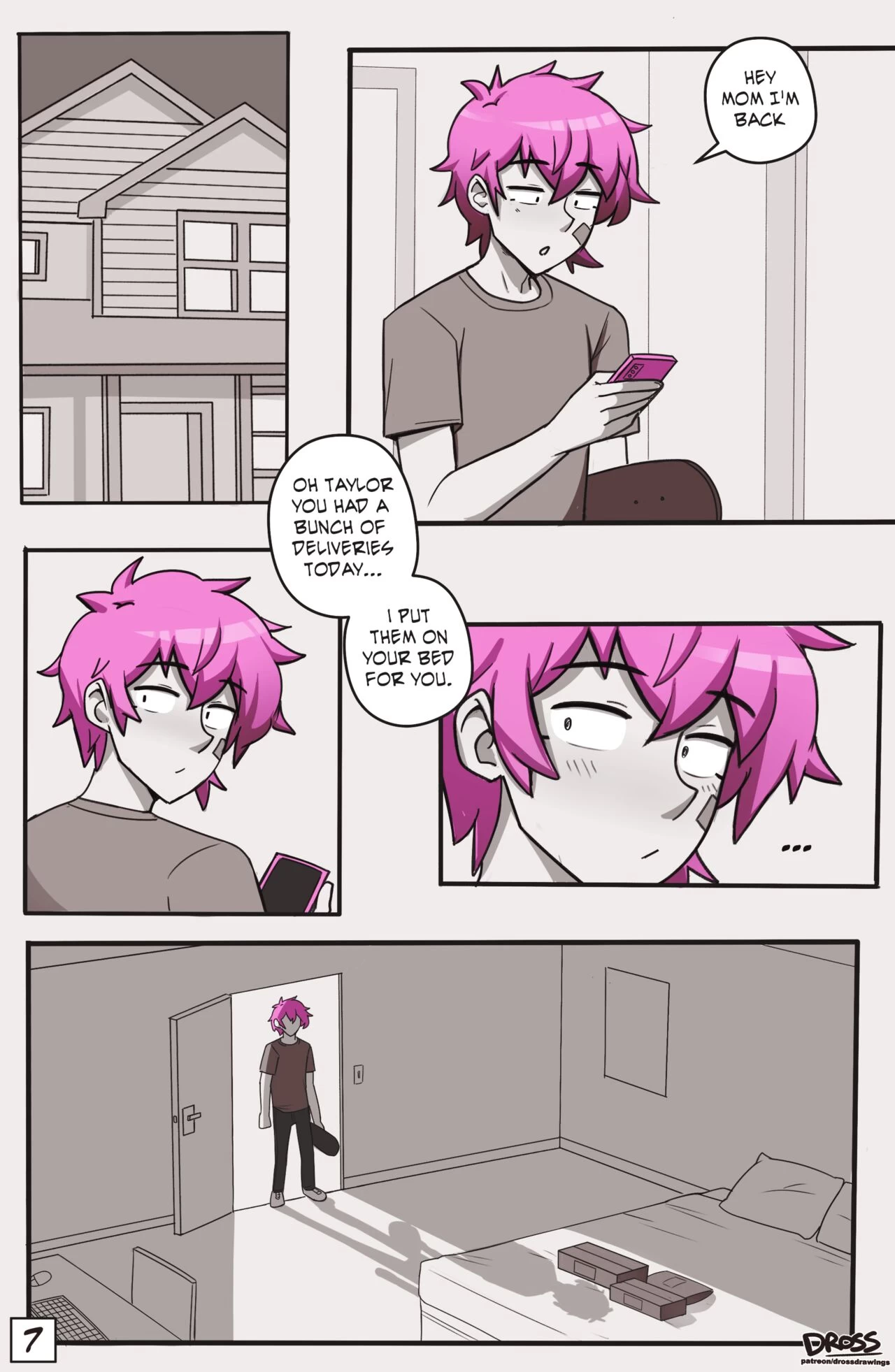 See Ya Later Boi 2 | Taylor the skater femboy porn comic picture 8