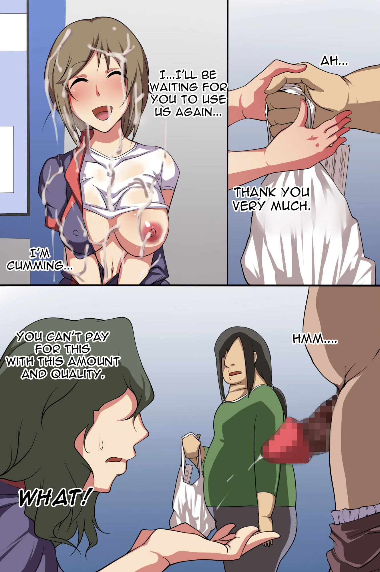 Seishi ga Okane no Kawari ni Tsukaeruyo ni Natta Sekai porn comic picture 9