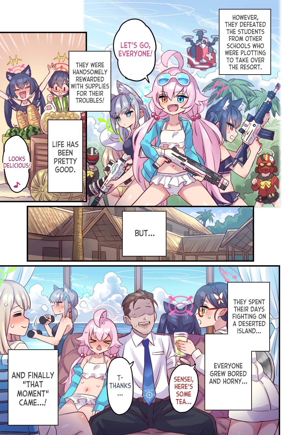 Seito to Issen Koechau Hon -Taisaku Iinkai Hen- (Blue Archive) porn comic picture 4