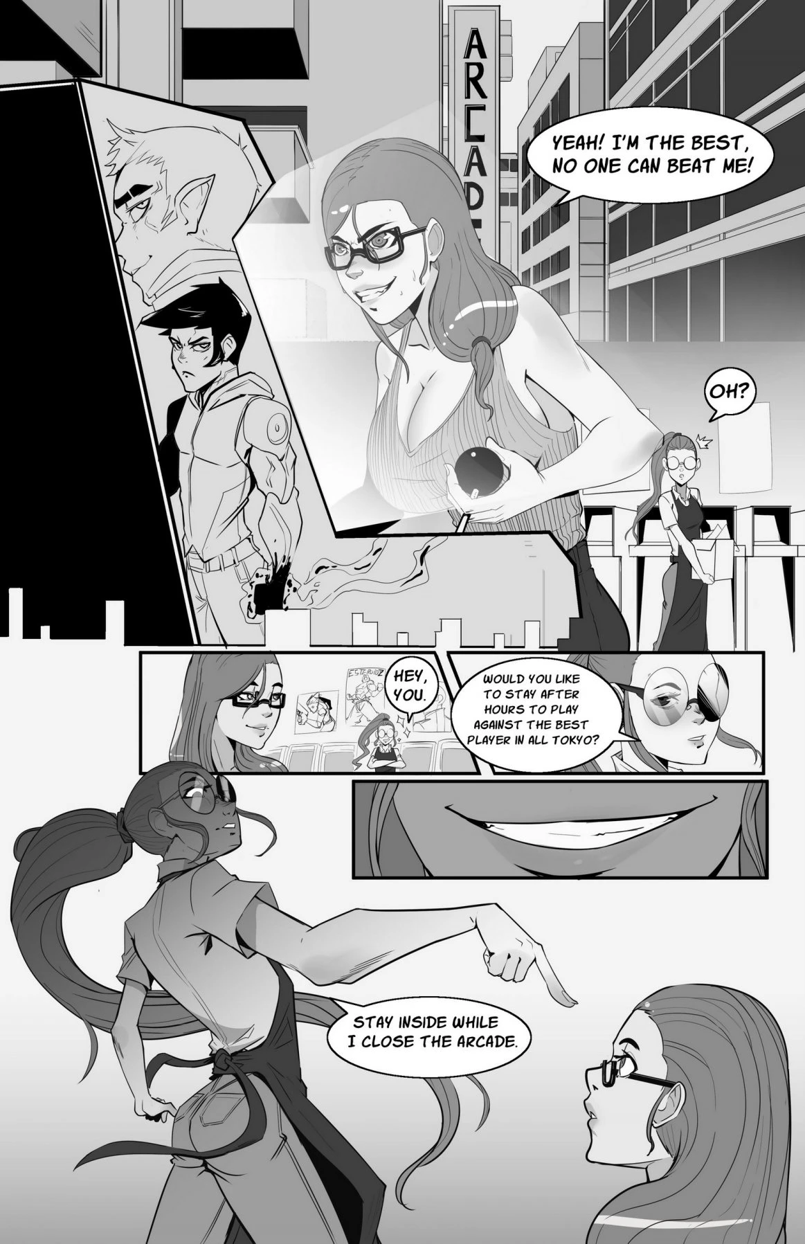 Semeblob Chan 6-7 porn comic picture 2