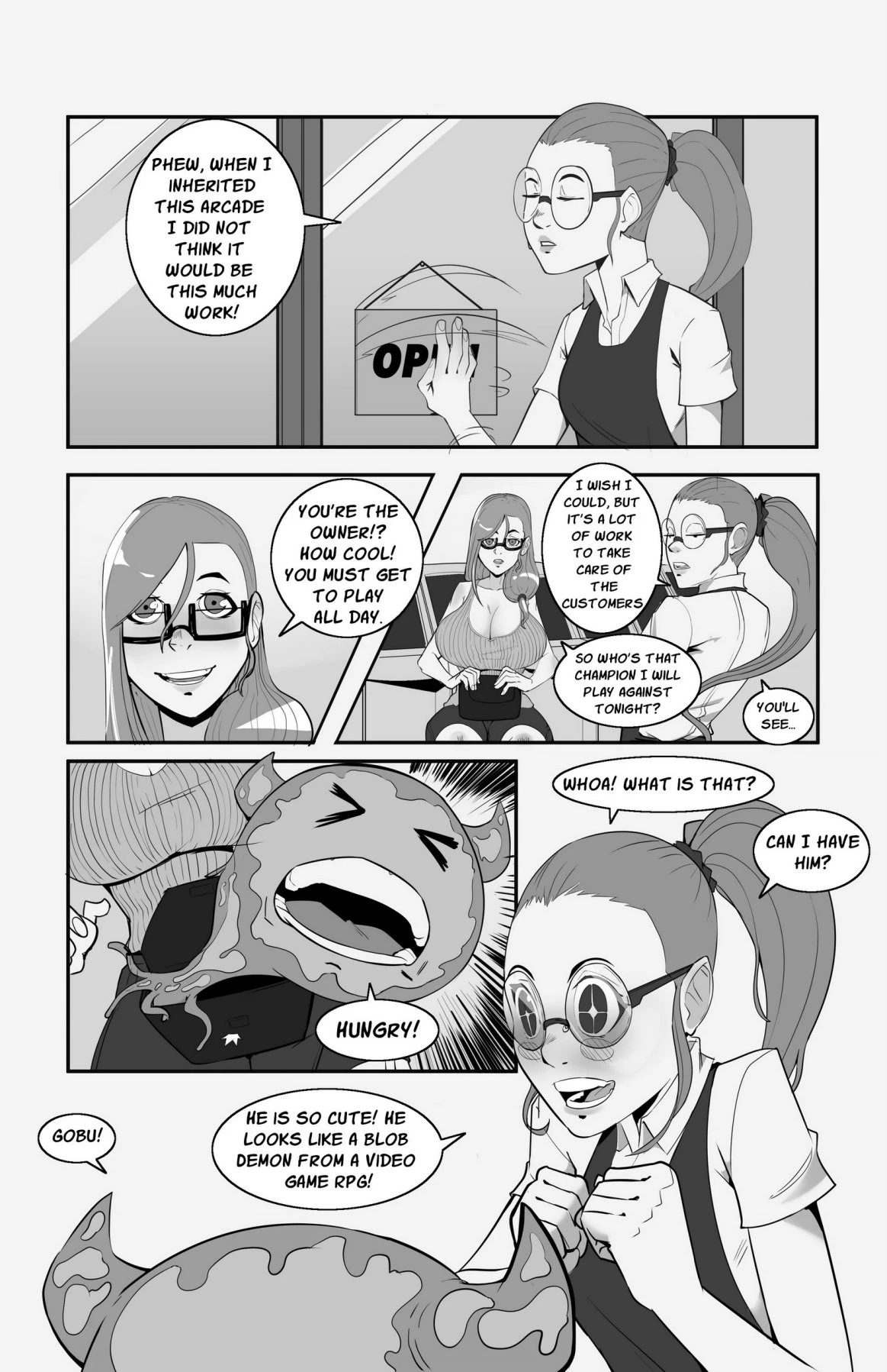 Semeblob Chan 6-7 porn comic picture 3