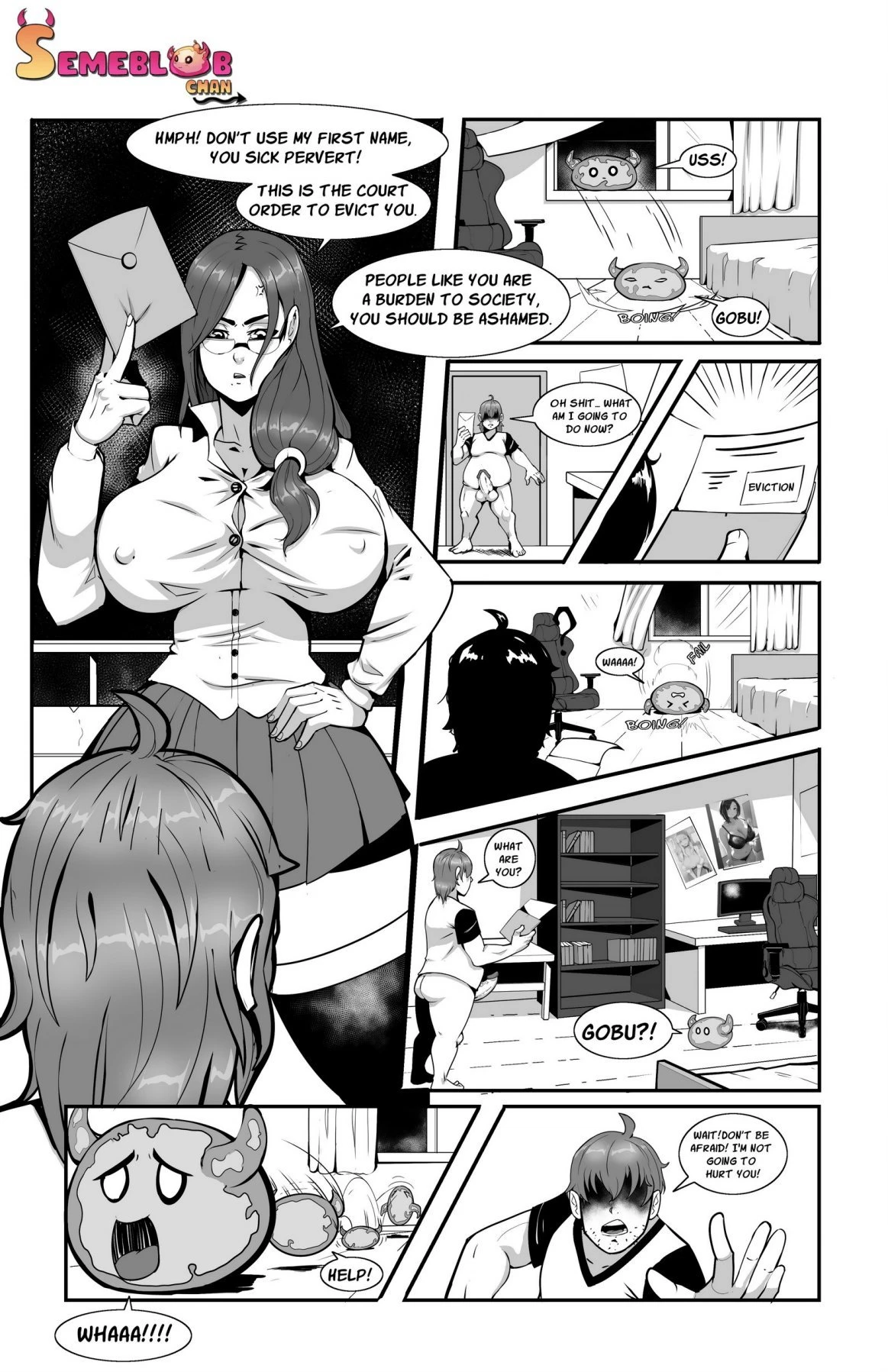 Semeblob Chan porn comic picture 3