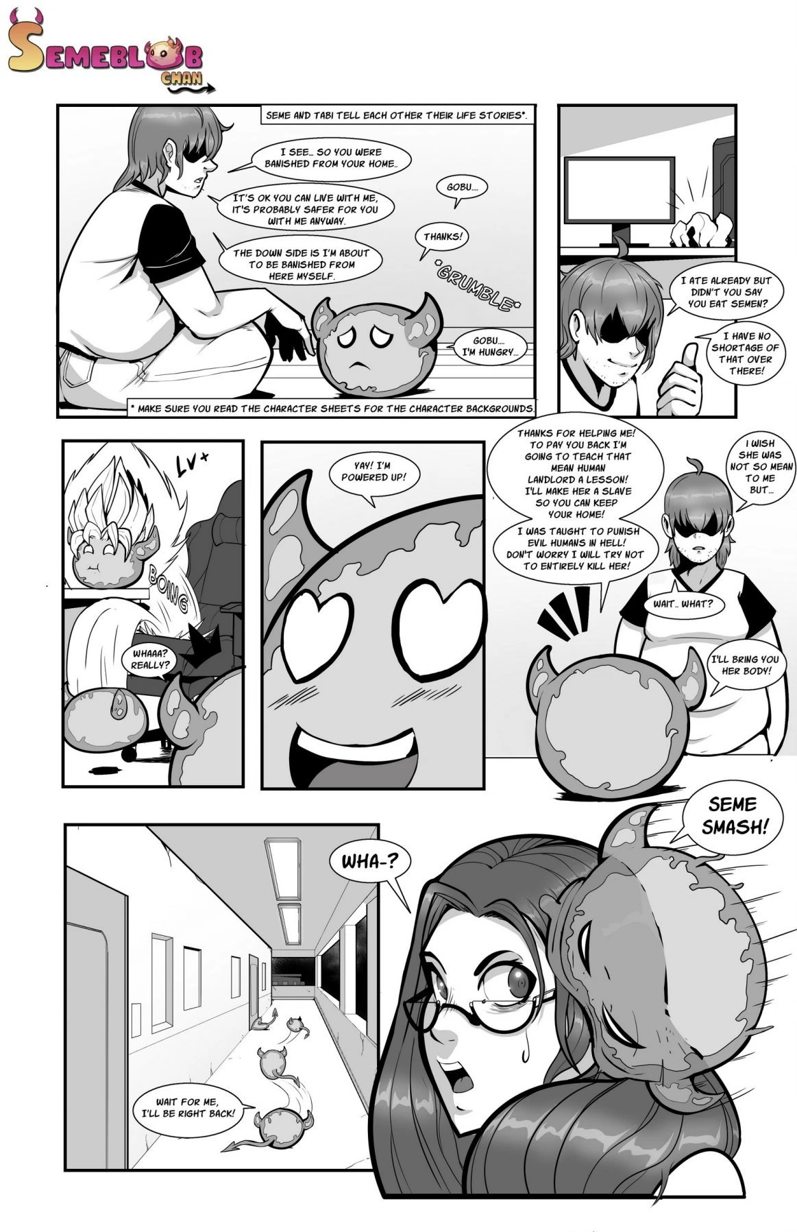 Semeblob Chan porn comic picture 4