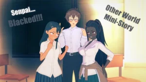 Senpai... Blacked! porn comic picture 1