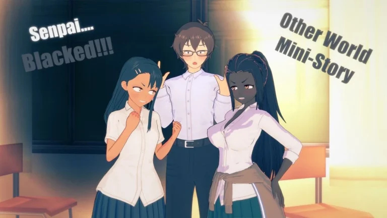 Senpai... Blacked! porn comic picture 1