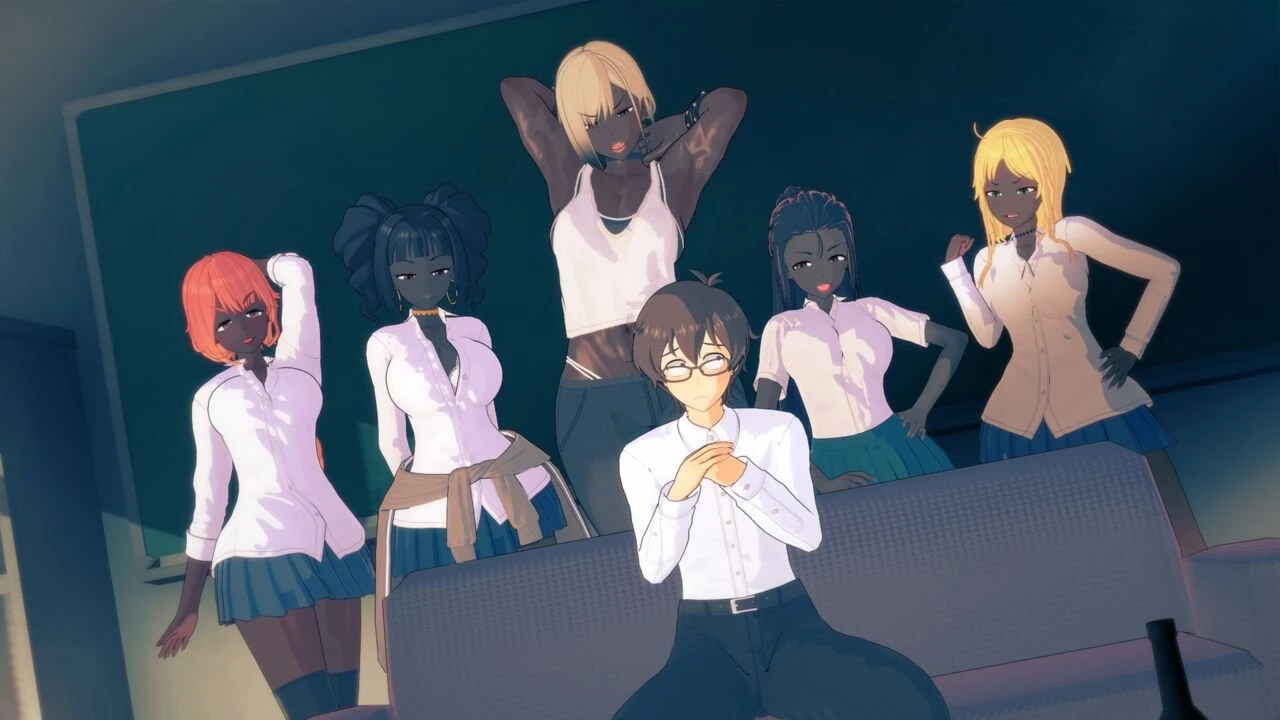 Senpai... Blacked! porn comic picture 17