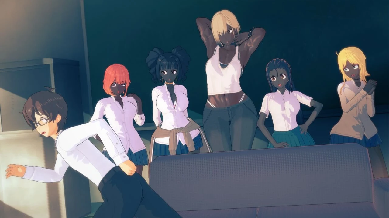 Senpai... Blacked! porn comic picture 18