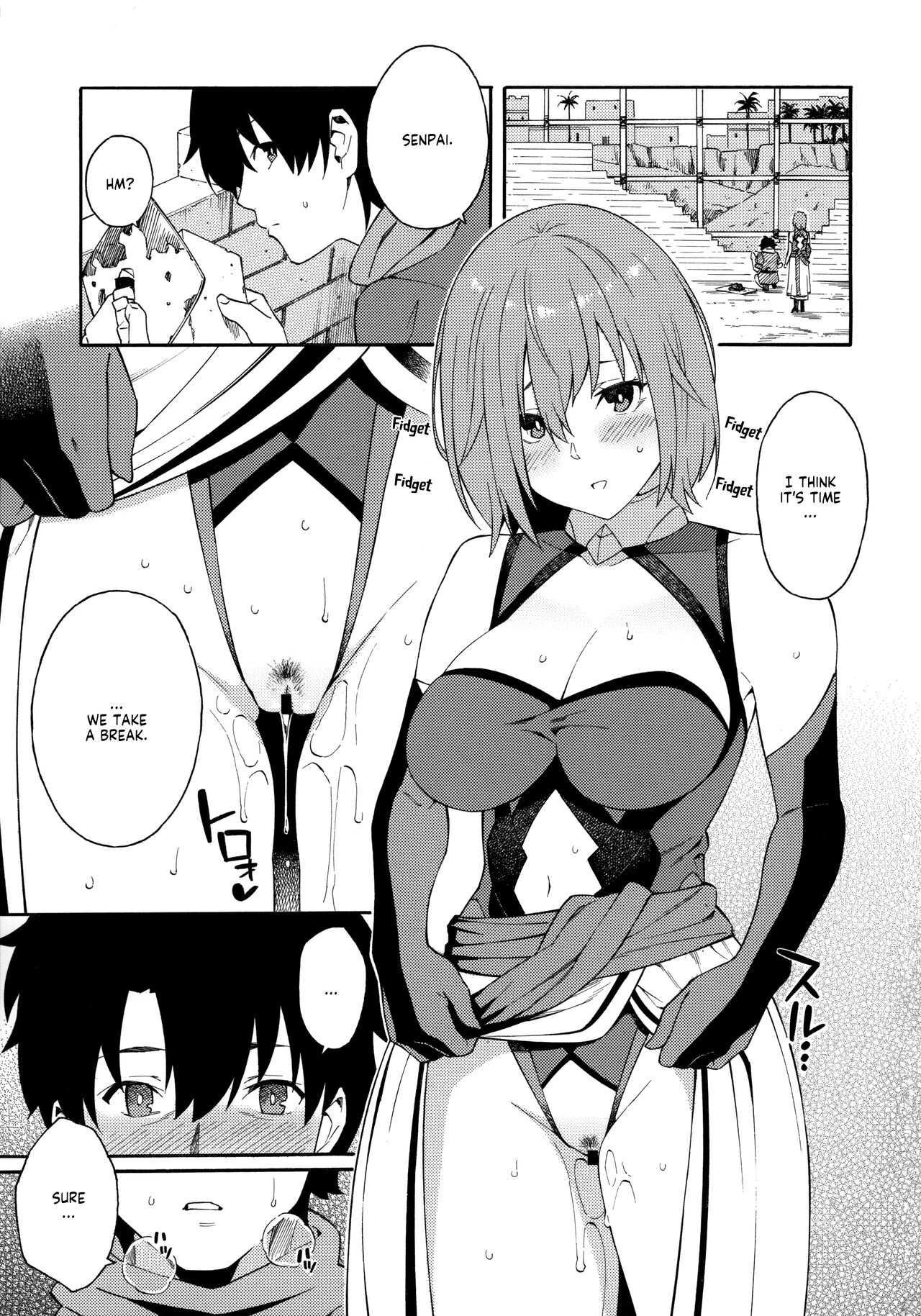 Senpai to Micchaku Shitai desu. porn comic picture 2