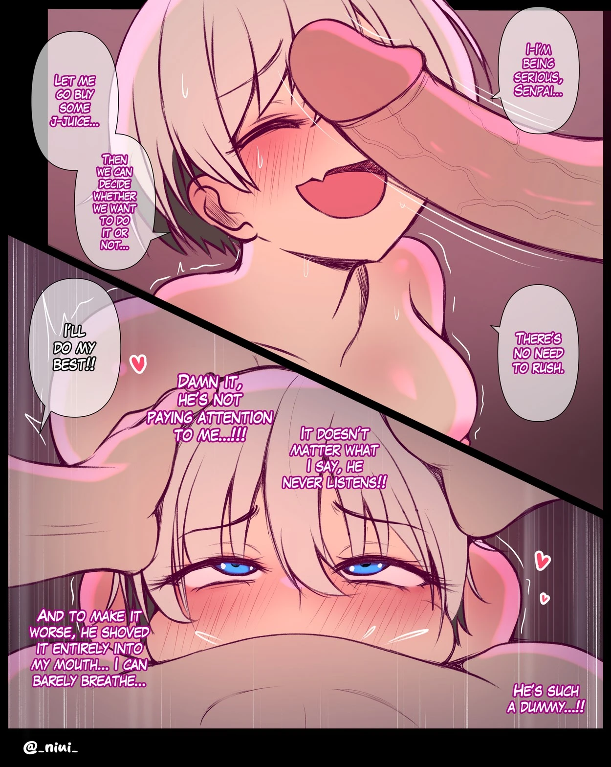 Senpai's an Idiot! porn comic picture 1