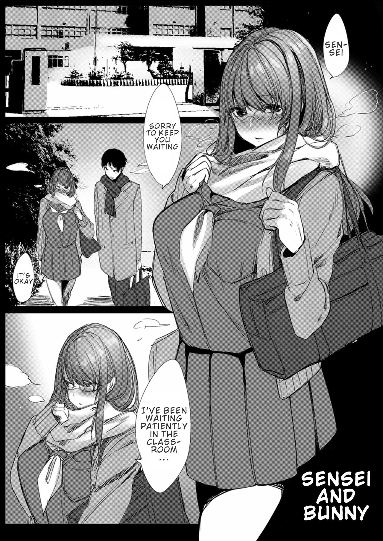 Sensei and Bunny porn comic picture 3
