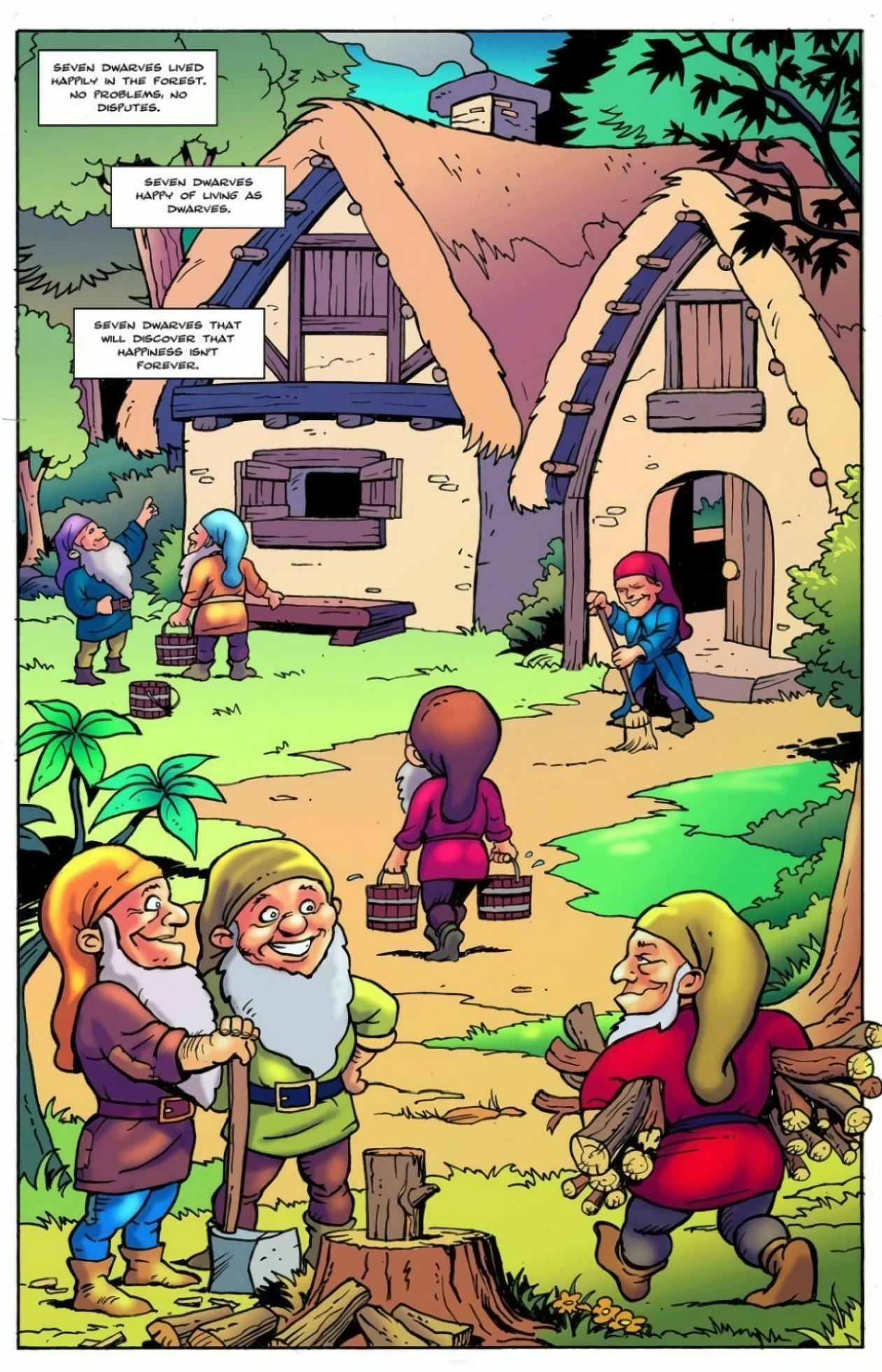 Seven Daring Dwarves porn comic picture 2