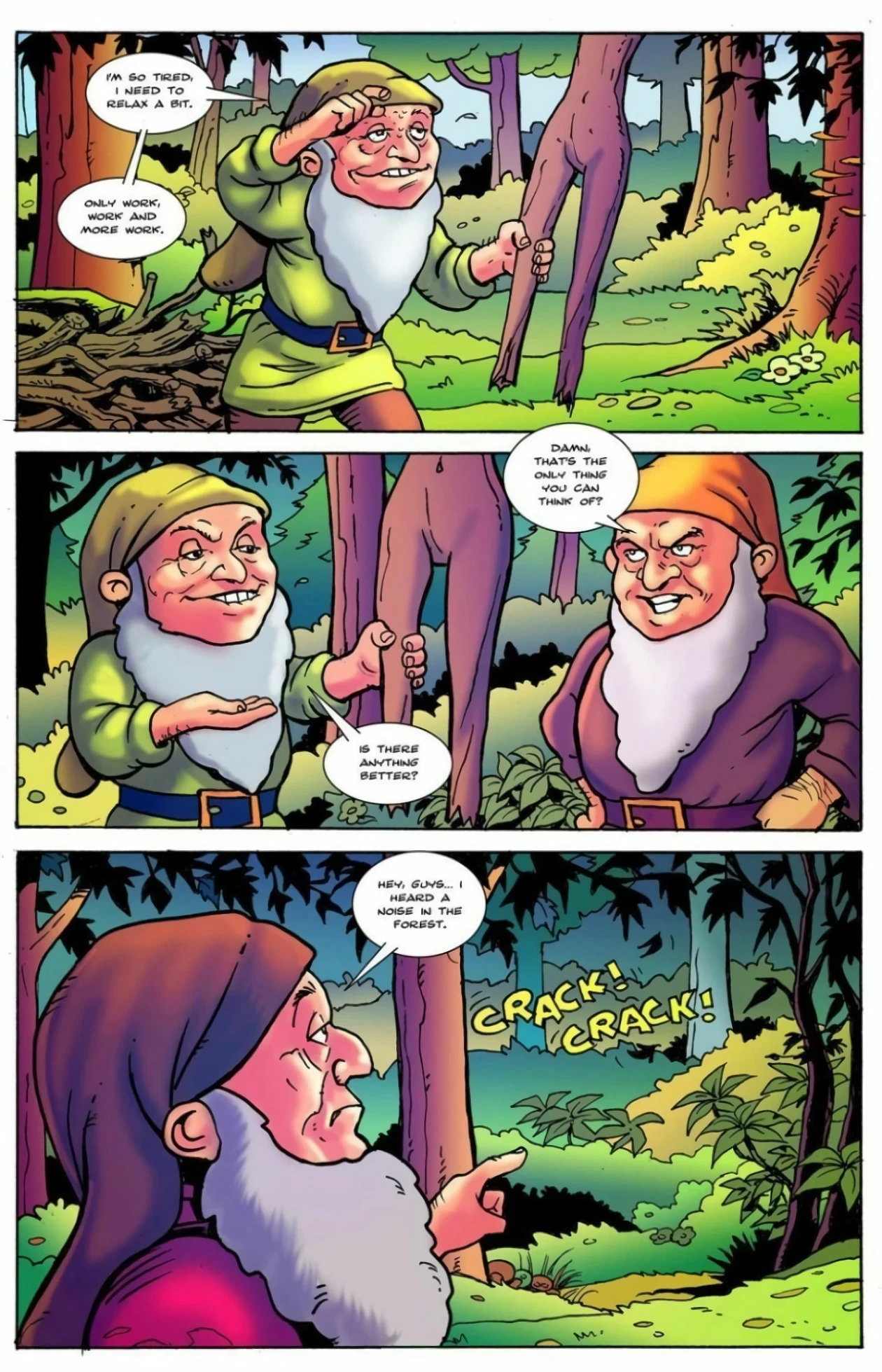 Seven Daring Dwarves porn comic picture 3