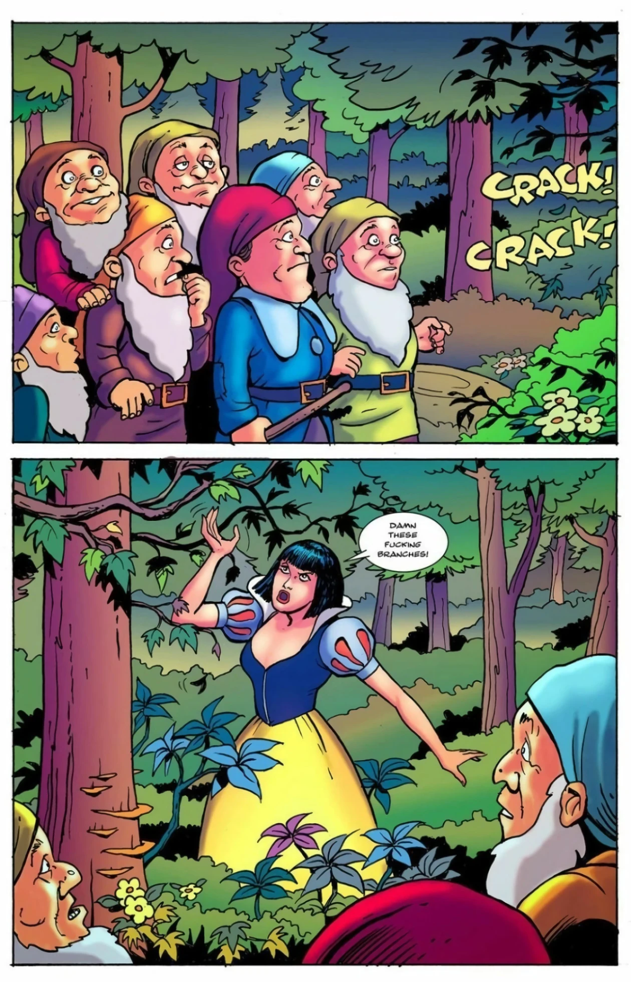 Seven Daring Dwarves porn comic picture 4