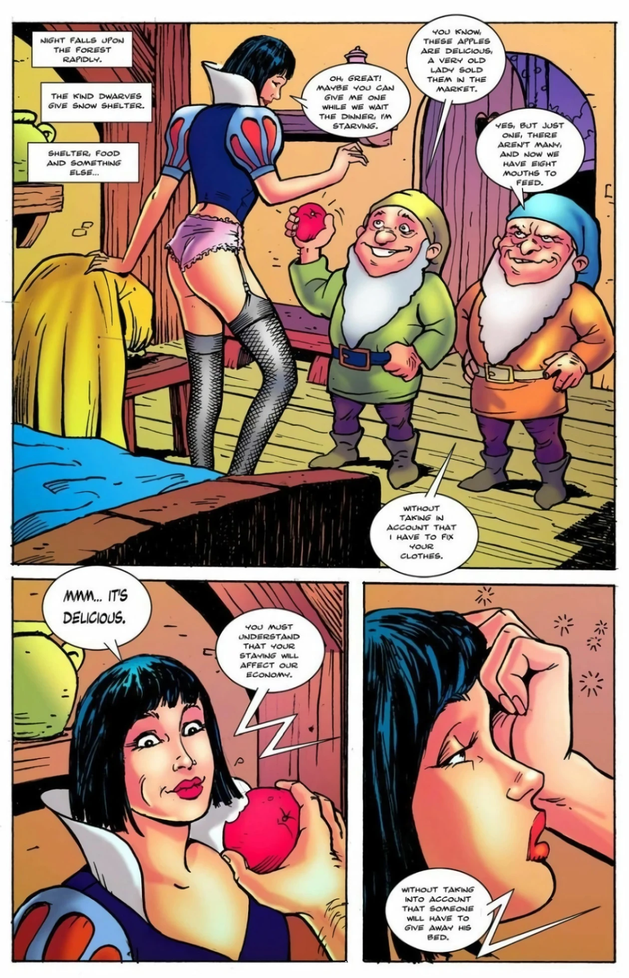 Seven Daring Dwarves porn comic picture 7