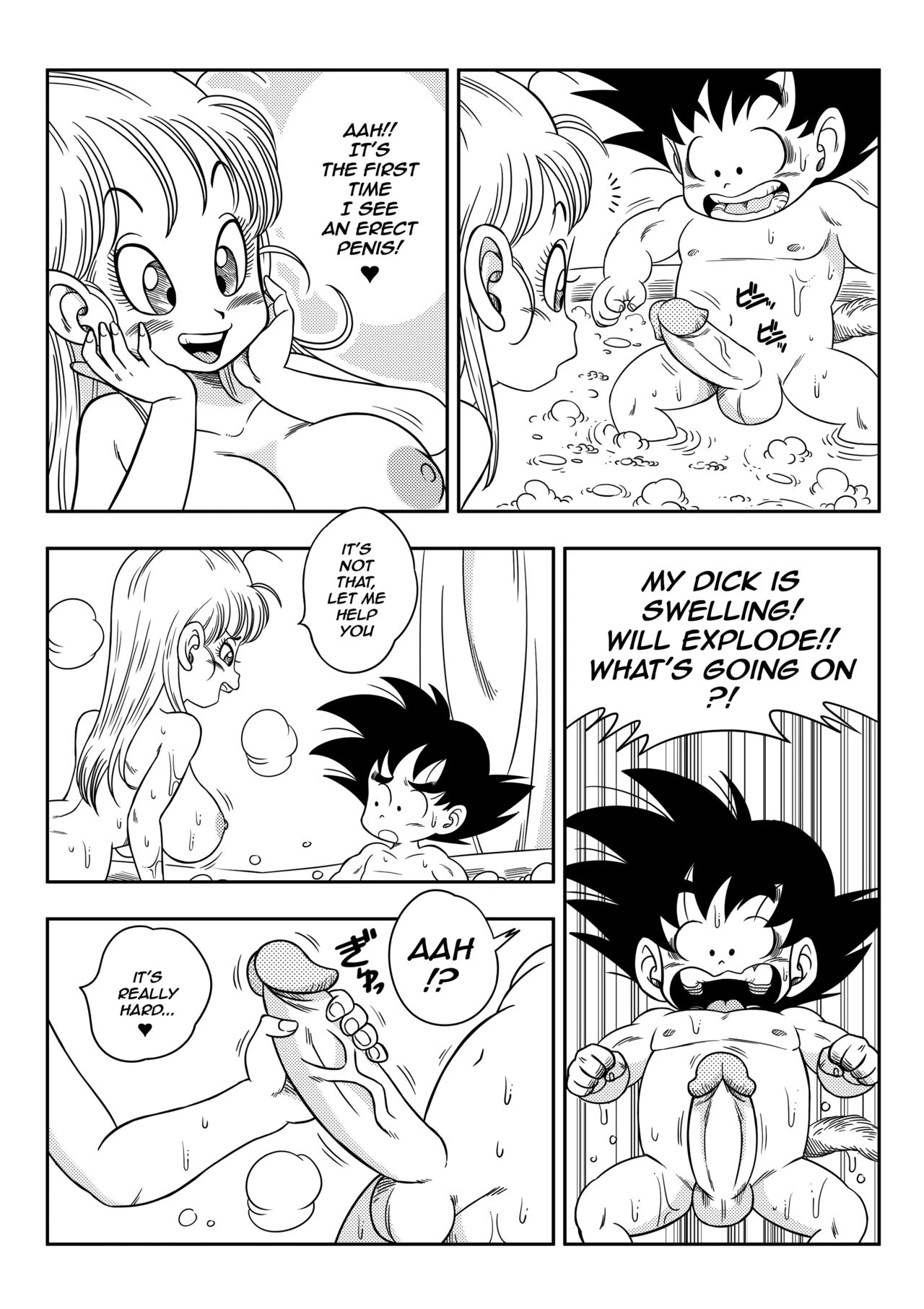 Sex in the bath porn comic picture 6
