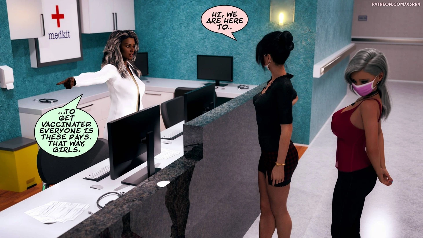 Sex, Lust and Vaccines porn comic picture 4