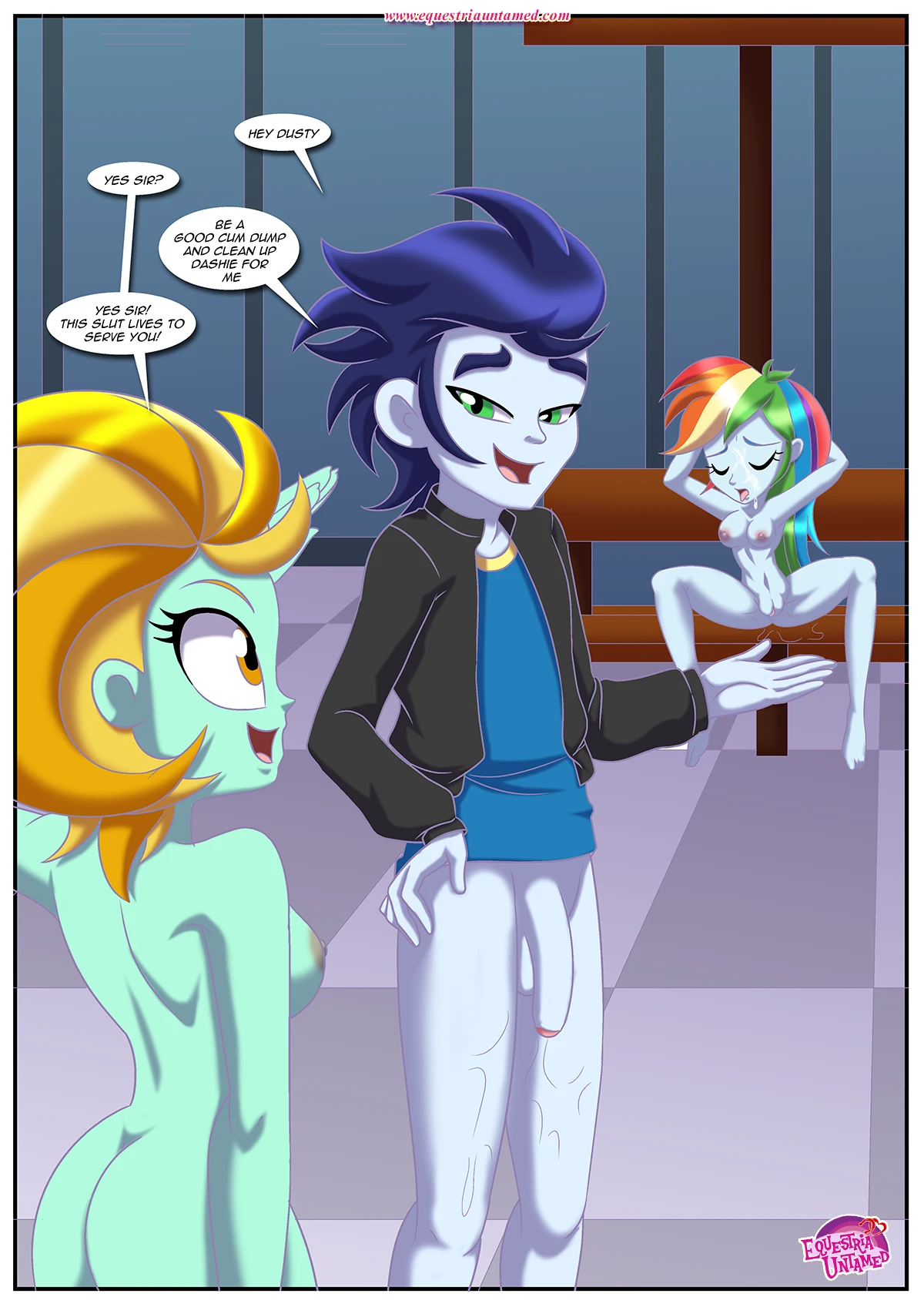 Sex re-education porn comic picture 14