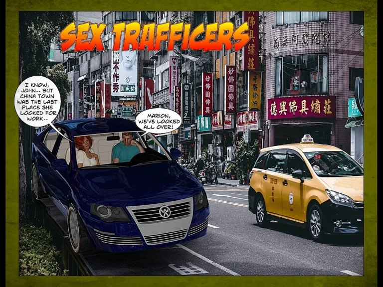 Sex Trafficers porn comic picture 1
