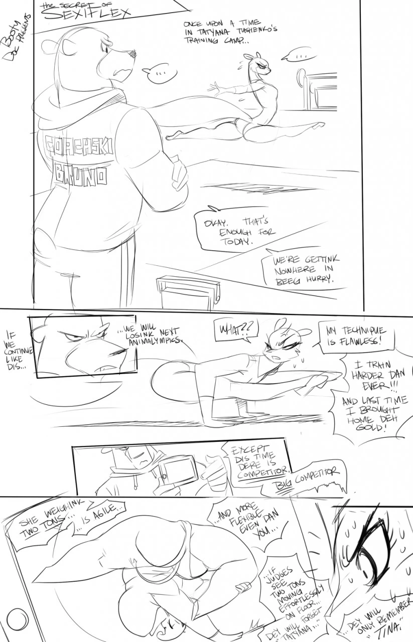 SexiFlex Training porn comic picture 1