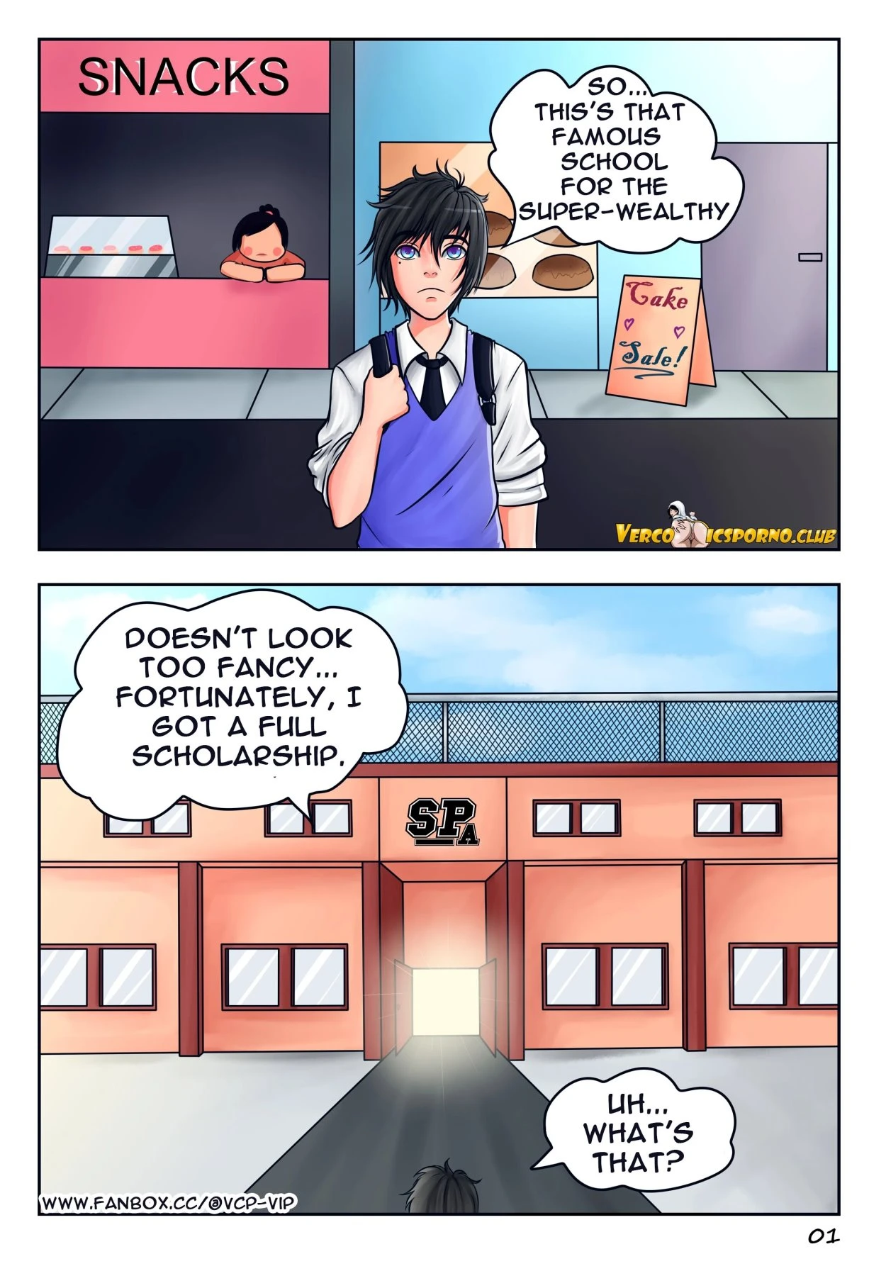 SexPoints Academy porn comic picture 2