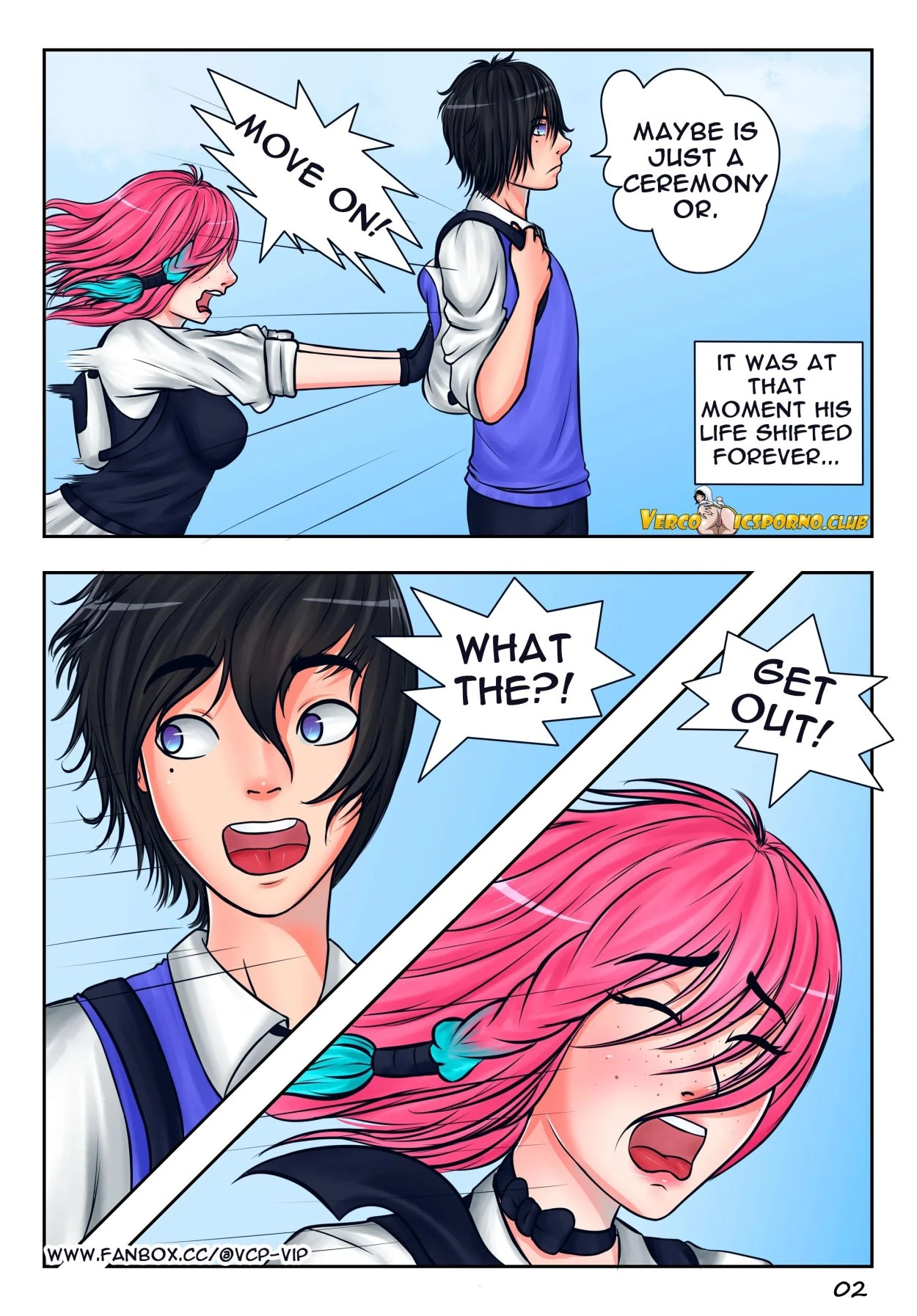 SexPoints Academy porn comic picture 3