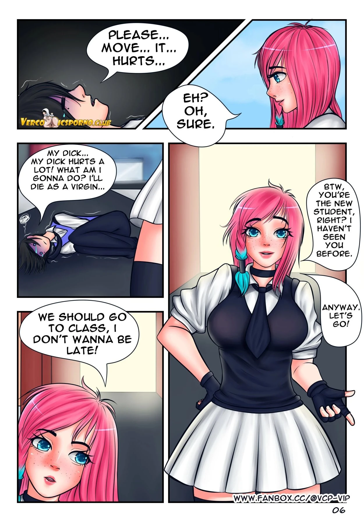 SexPoints Academy porn comic picture 7