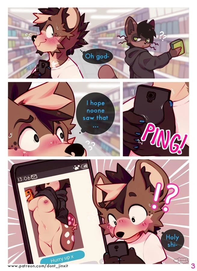 Sexting porn comic picture 3