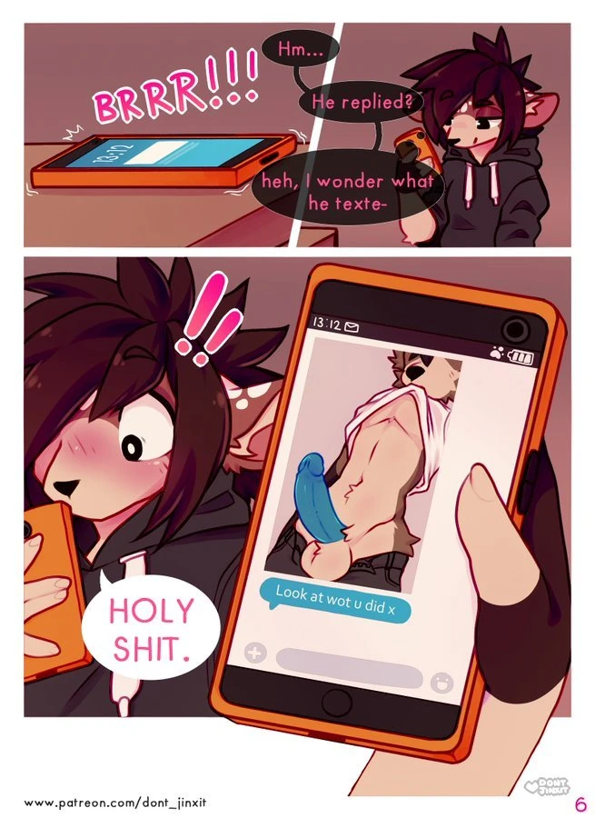 Sexting porn comic picture 6