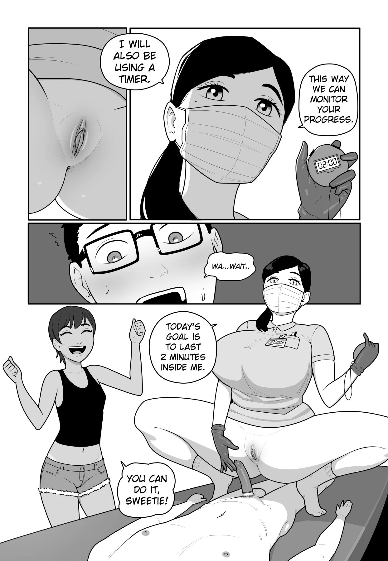 Sexual Support Clinic porn comic picture 11
