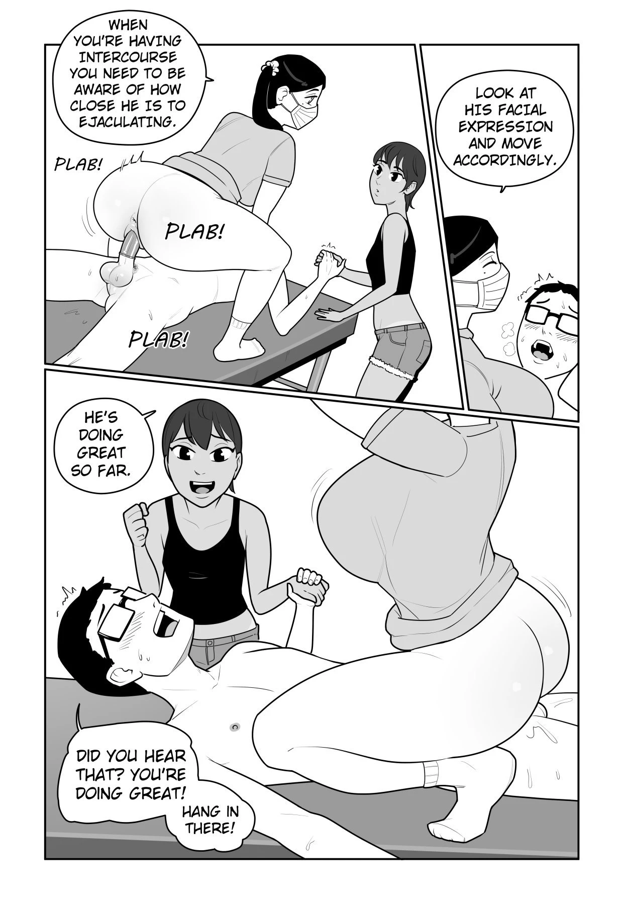 Sexual Support Clinic porn comic picture 14