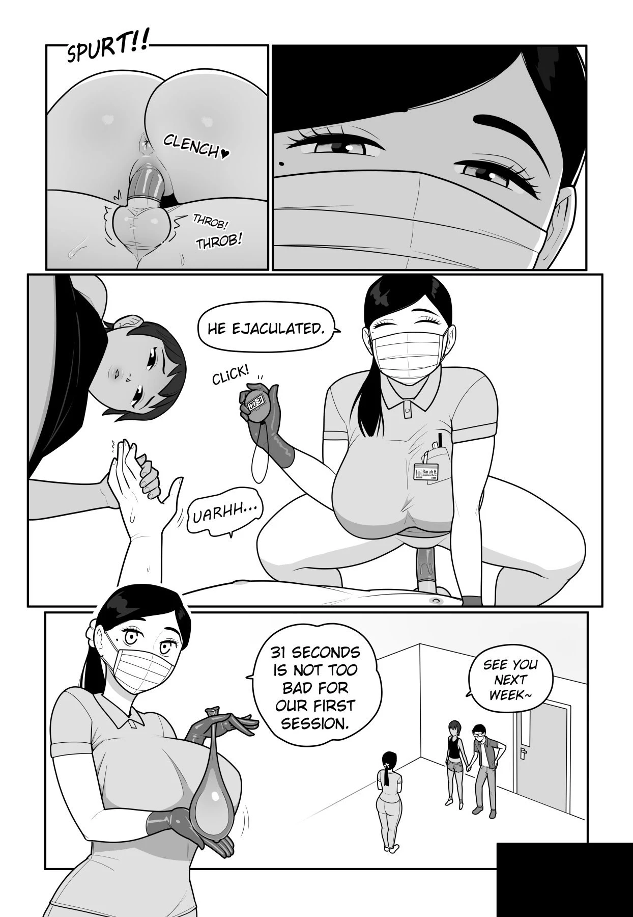 Sexual Support Clinic porn comic picture 16