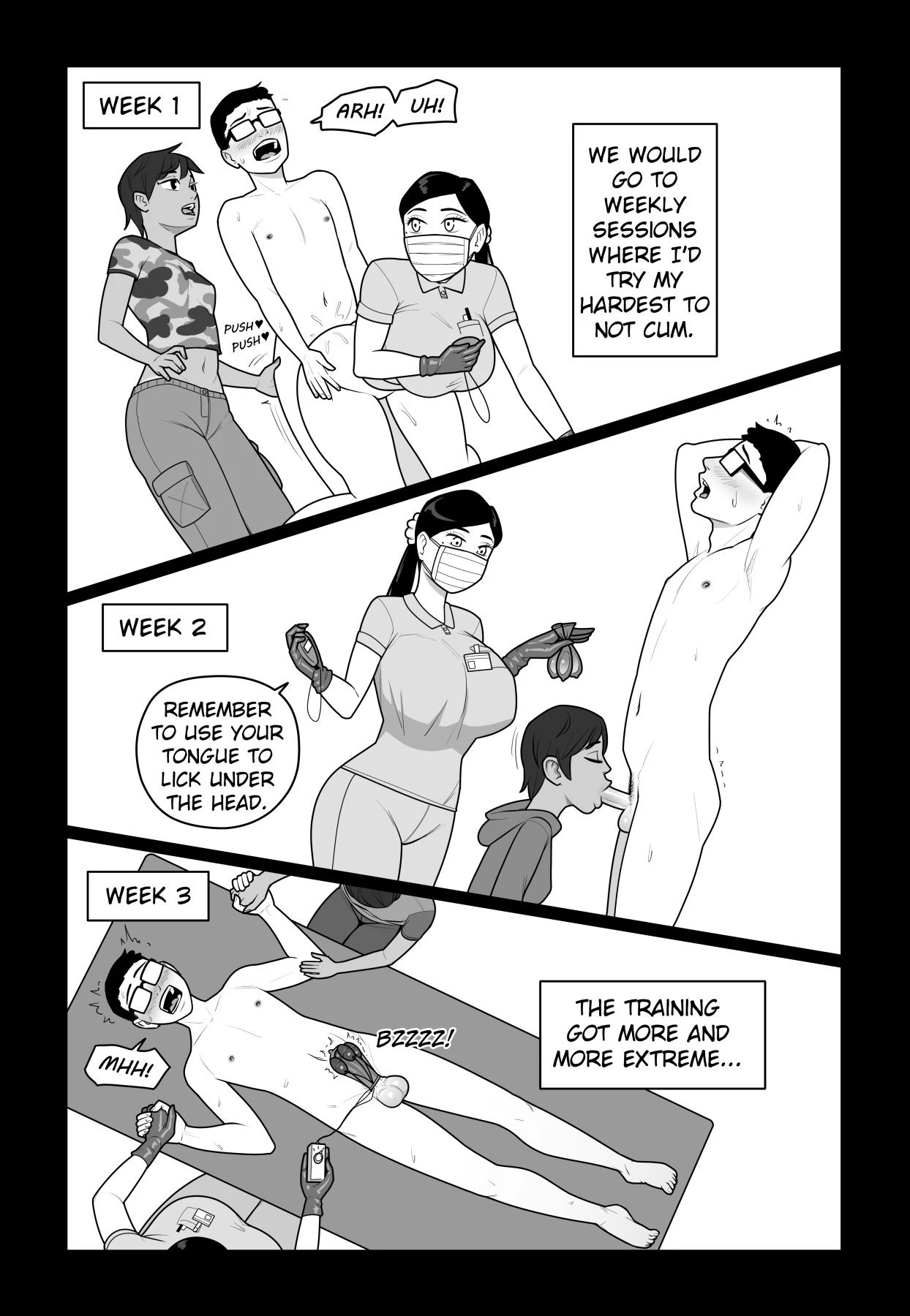 Sexual Support Clinic porn comic picture 17