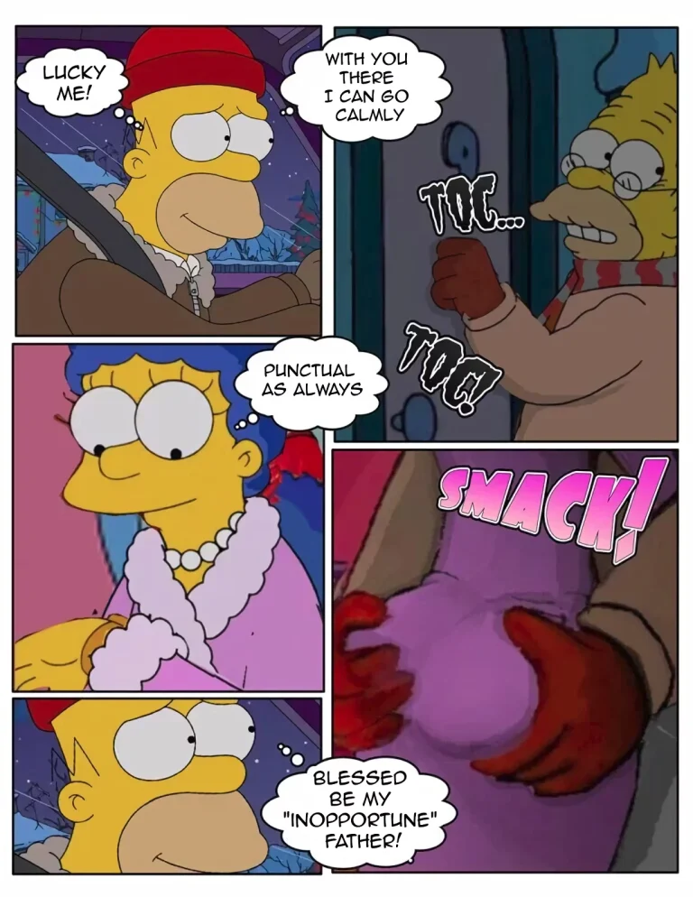 Sexy Christmas porn comic picture 4