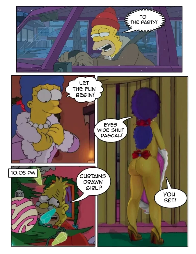 Sexy Christmas porn comic picture 5