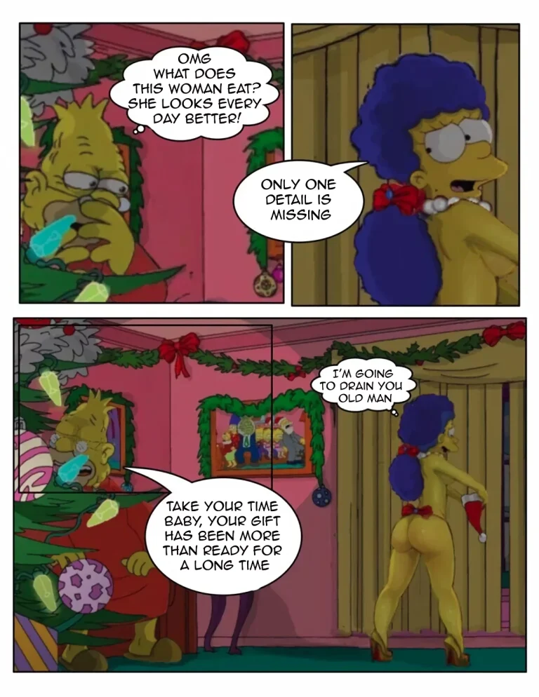 Sexy Christmas porn comic picture 6