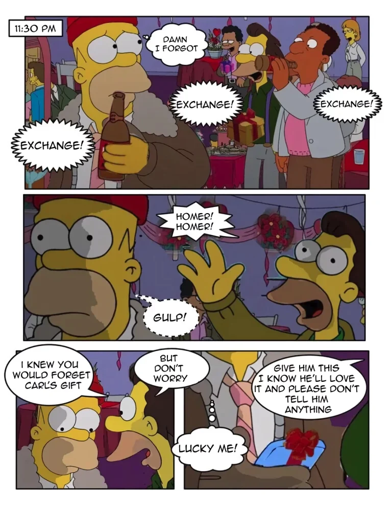 Sexy Christmas porn comic picture 9