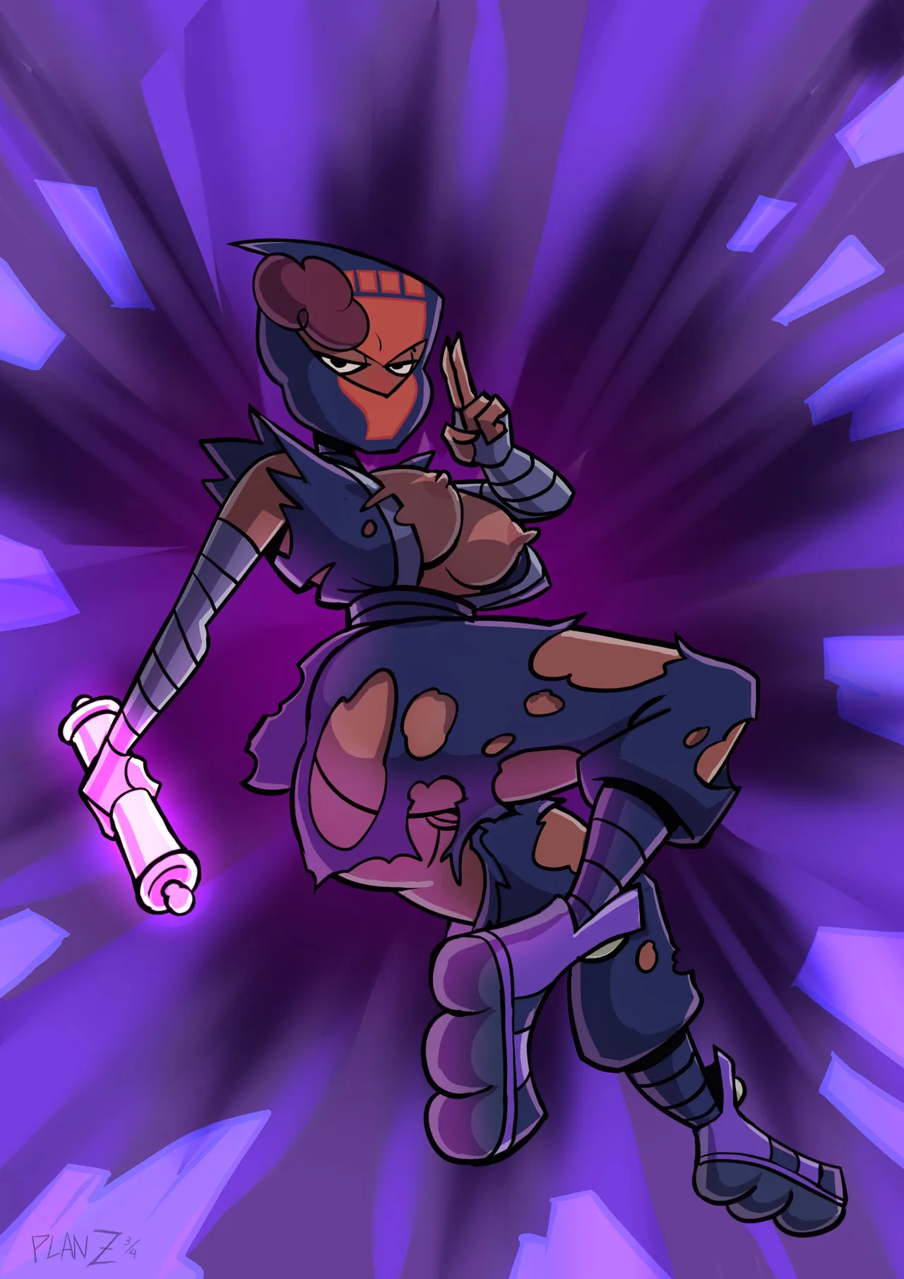 Sexy Hot Kunoichi April porn comic picture 2