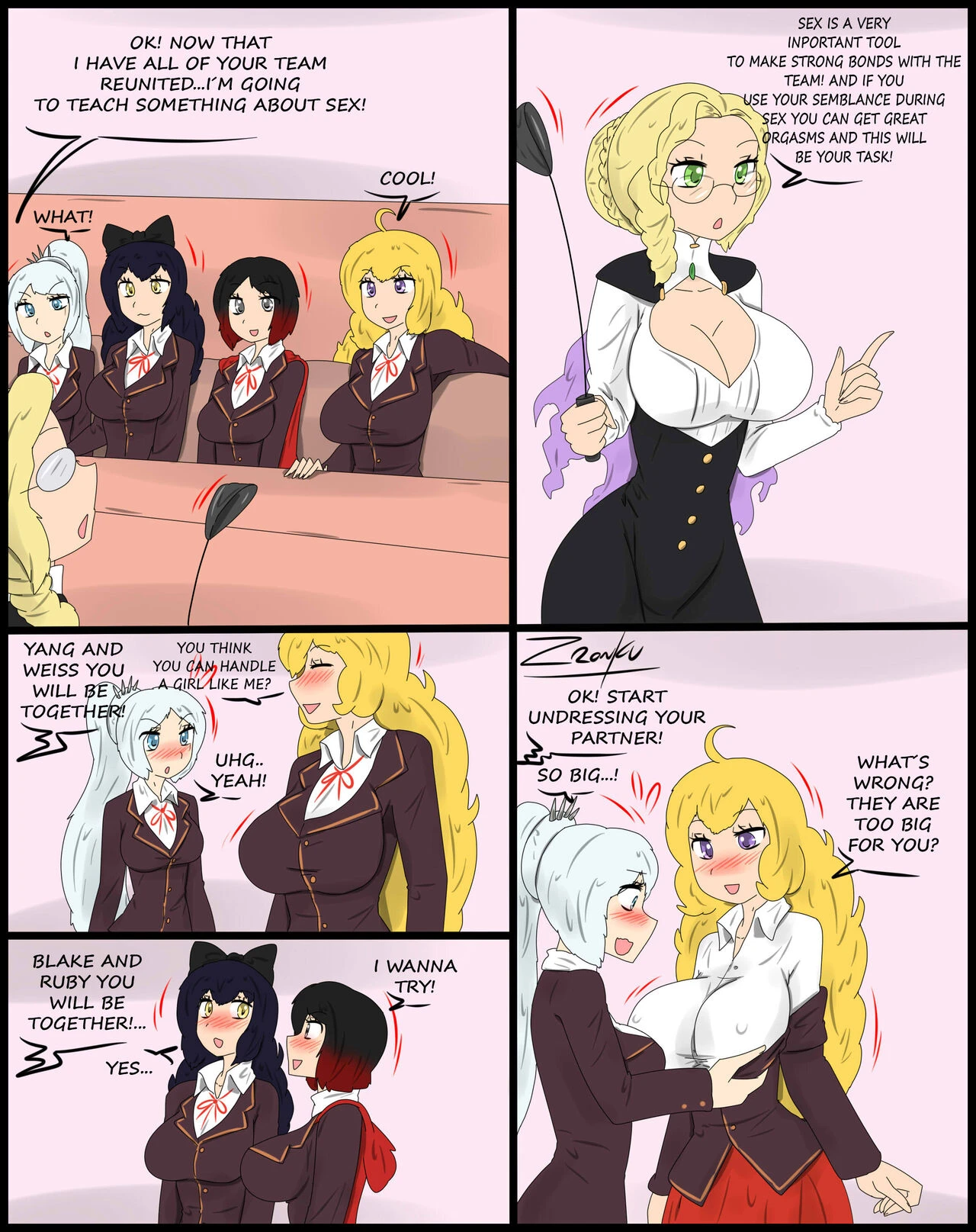Sexy Semblance Class porn comic picture 1